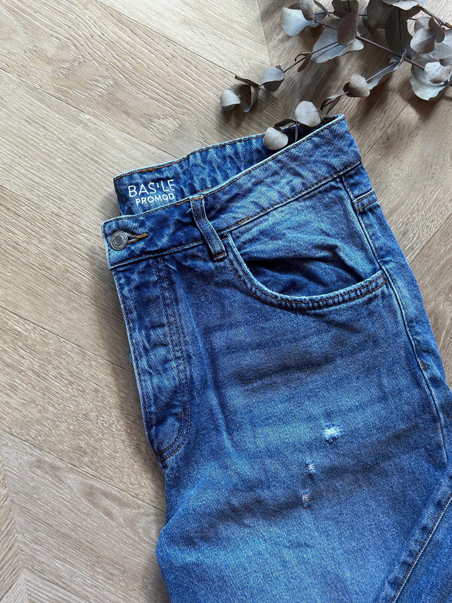 Jean droit taille haute Promod « Basile » T.42