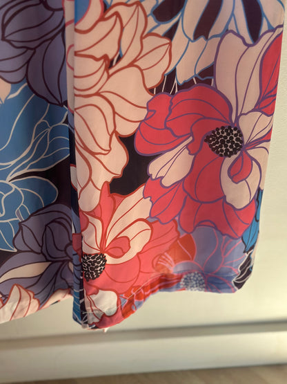 Pantalon large fleuri T.38