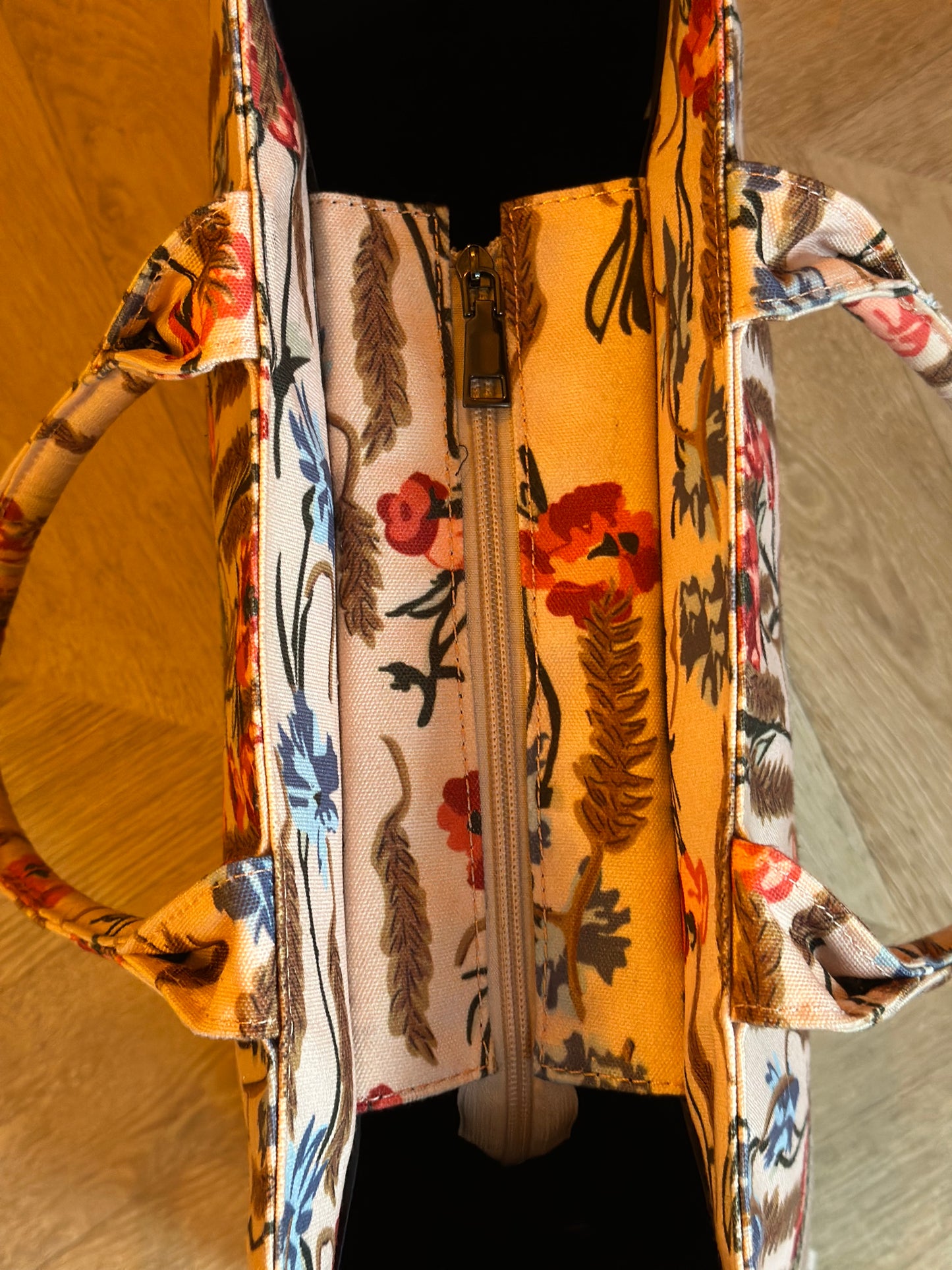 Grand sac cabas à fleurs