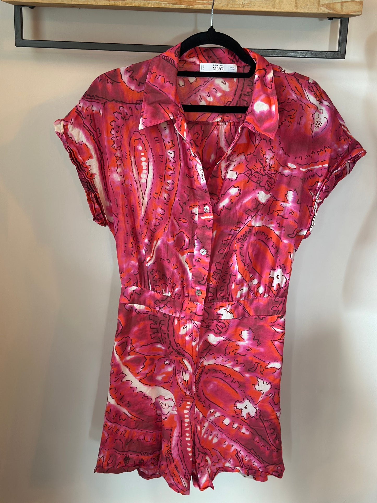 Combishort imprimée paisley T.36