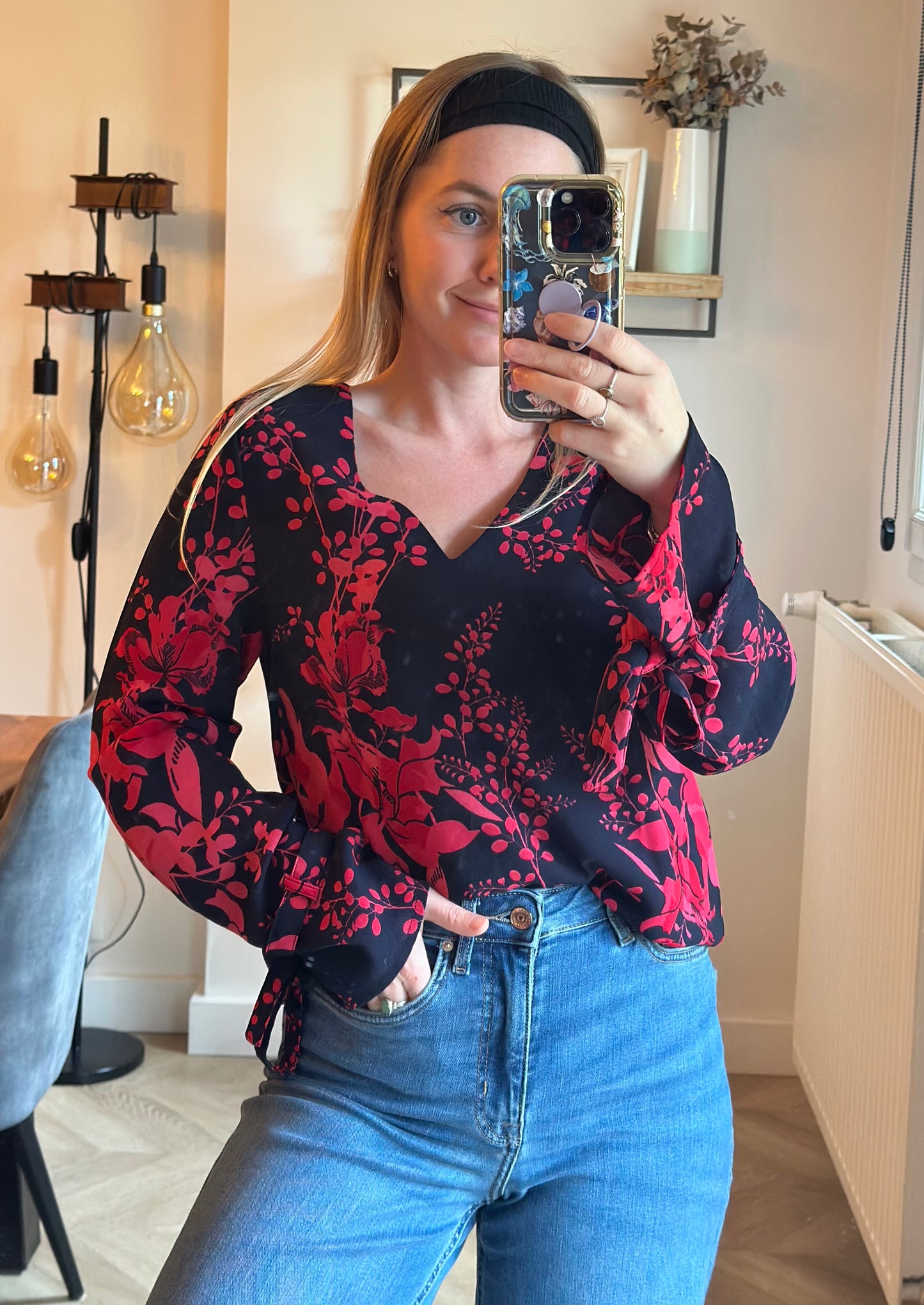 Blouse imprimé fleuri T.36