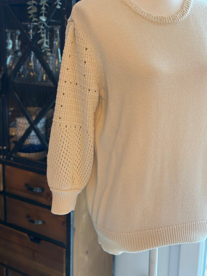 Pull en maille ajouré modèle Mathilda T.36