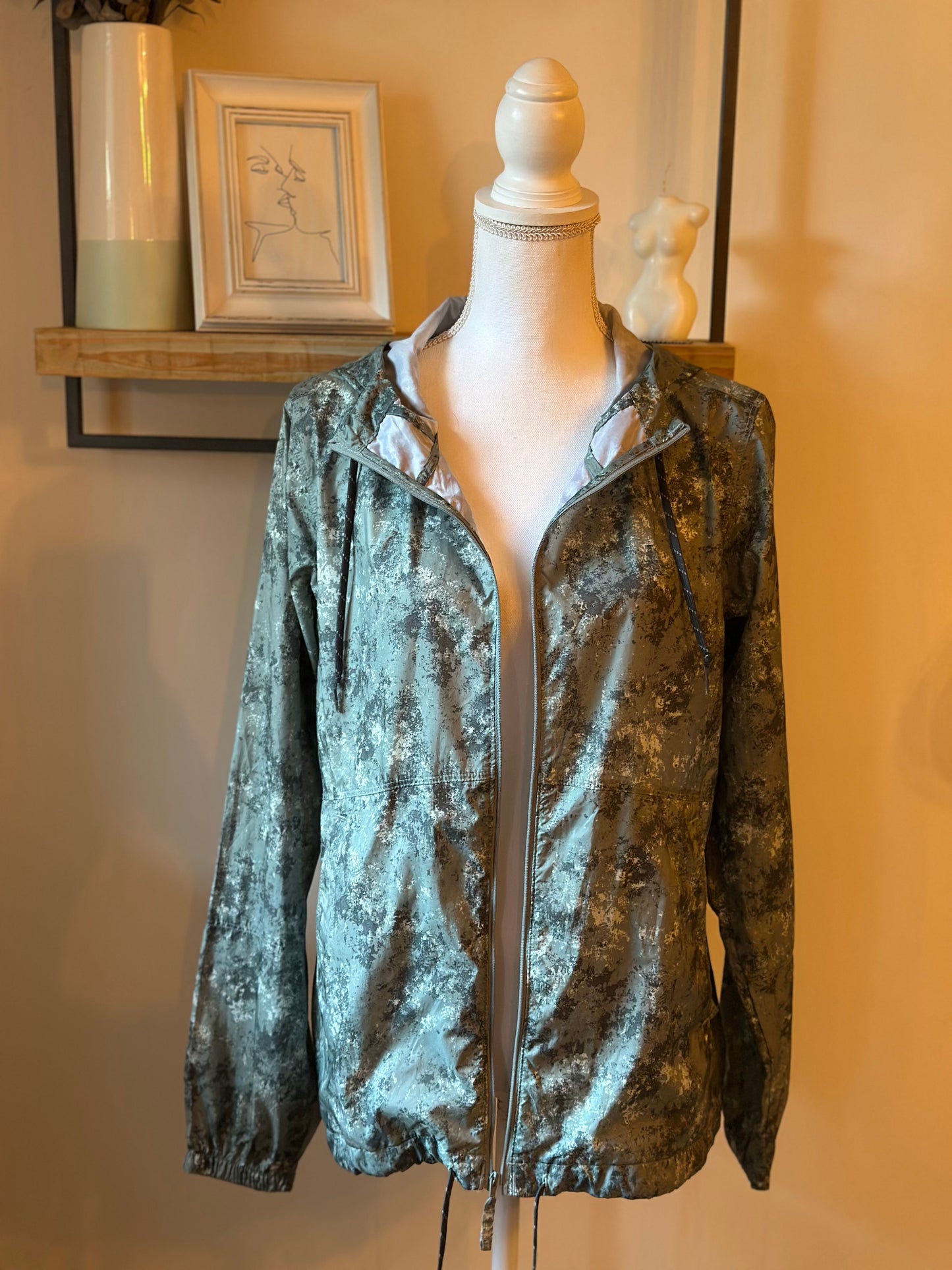 Coupe-vent imprimé camouflage T.38