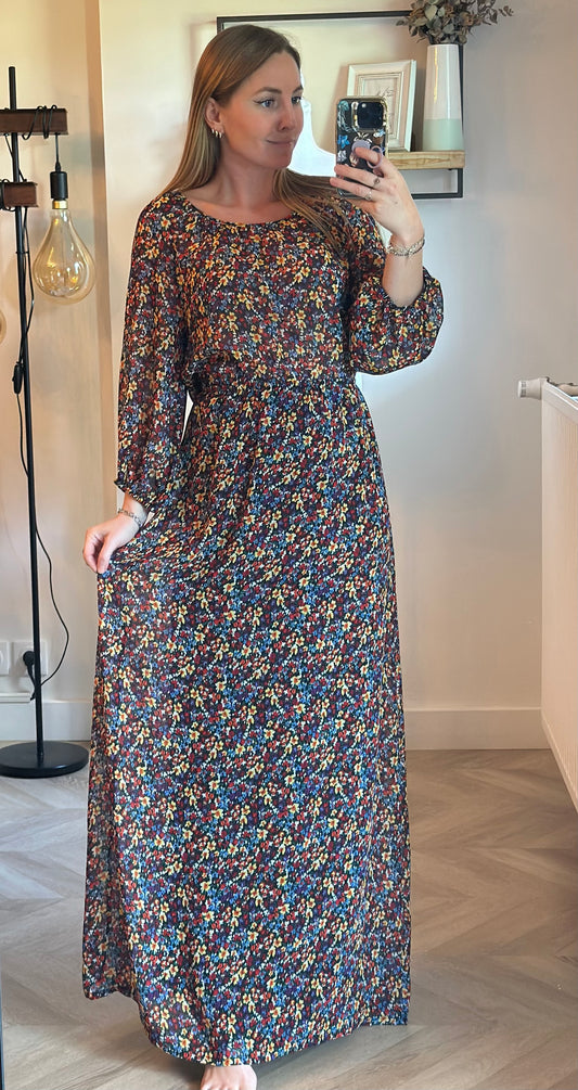 Robe longue fleurie – T.36/38
