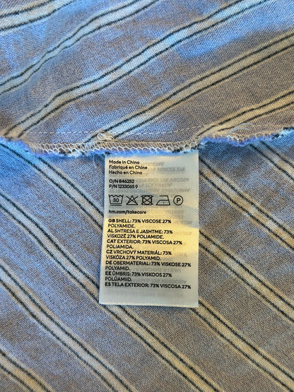 Robe rayée bleu et blanc T.34