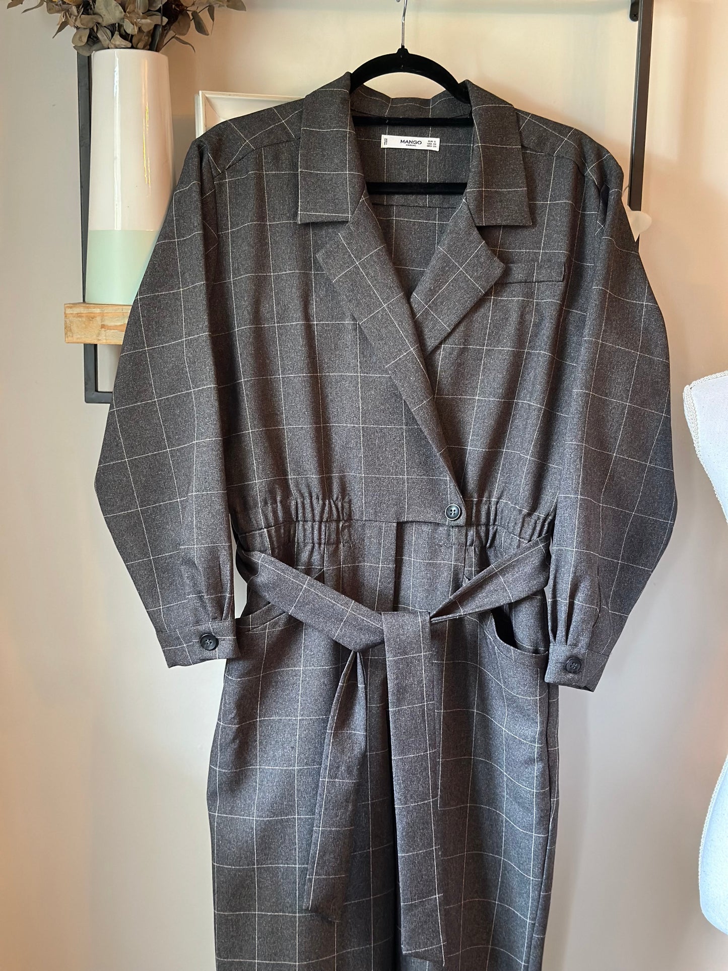 Combinaison pantalon à carreaux T.36