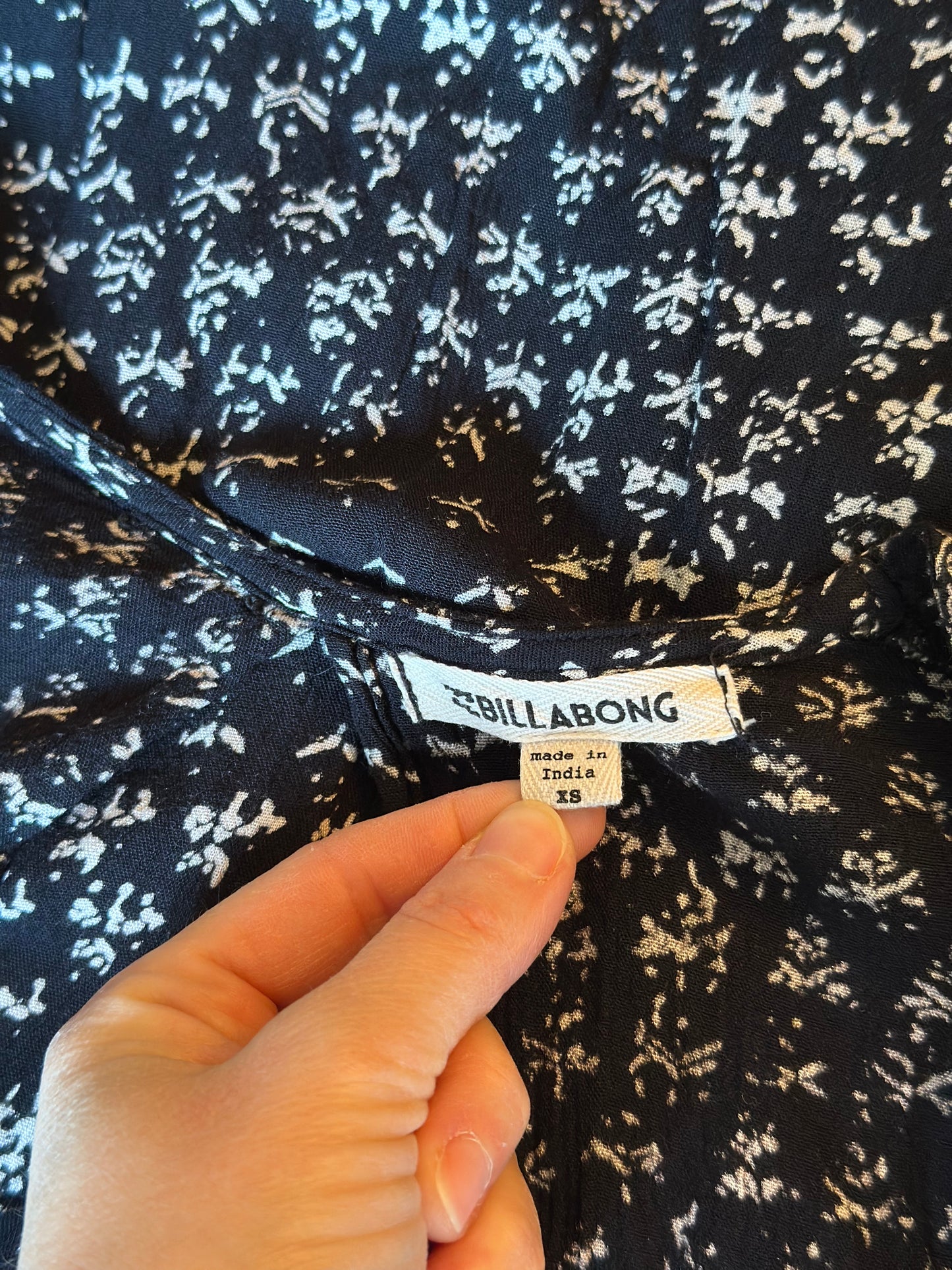 Robe cache-cœur imprimé noir et blanc T.34