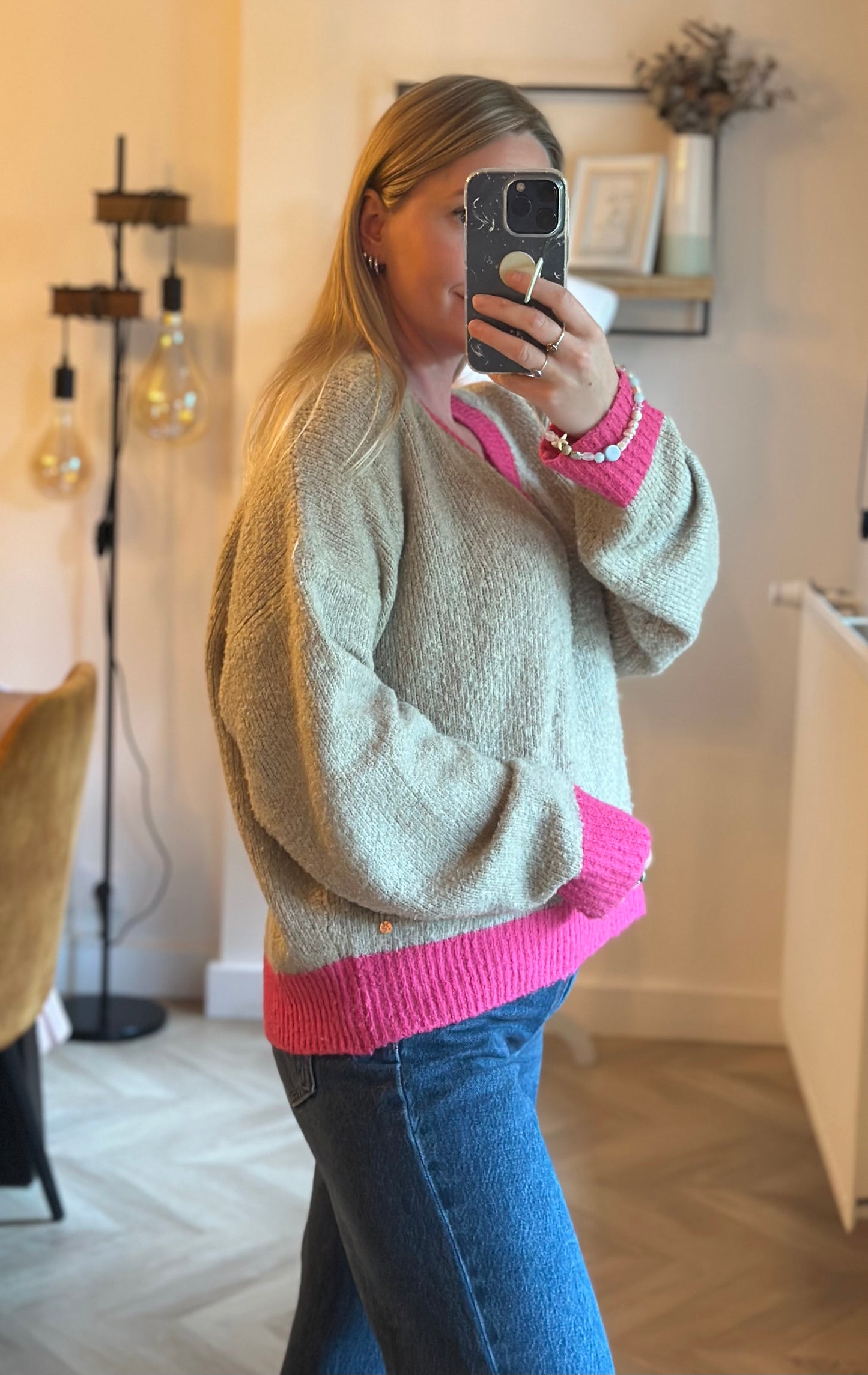 Pull col V uni T.40