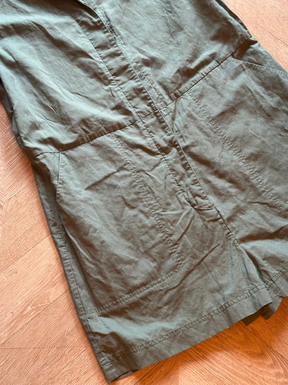 Combishort kaki en lin T.40