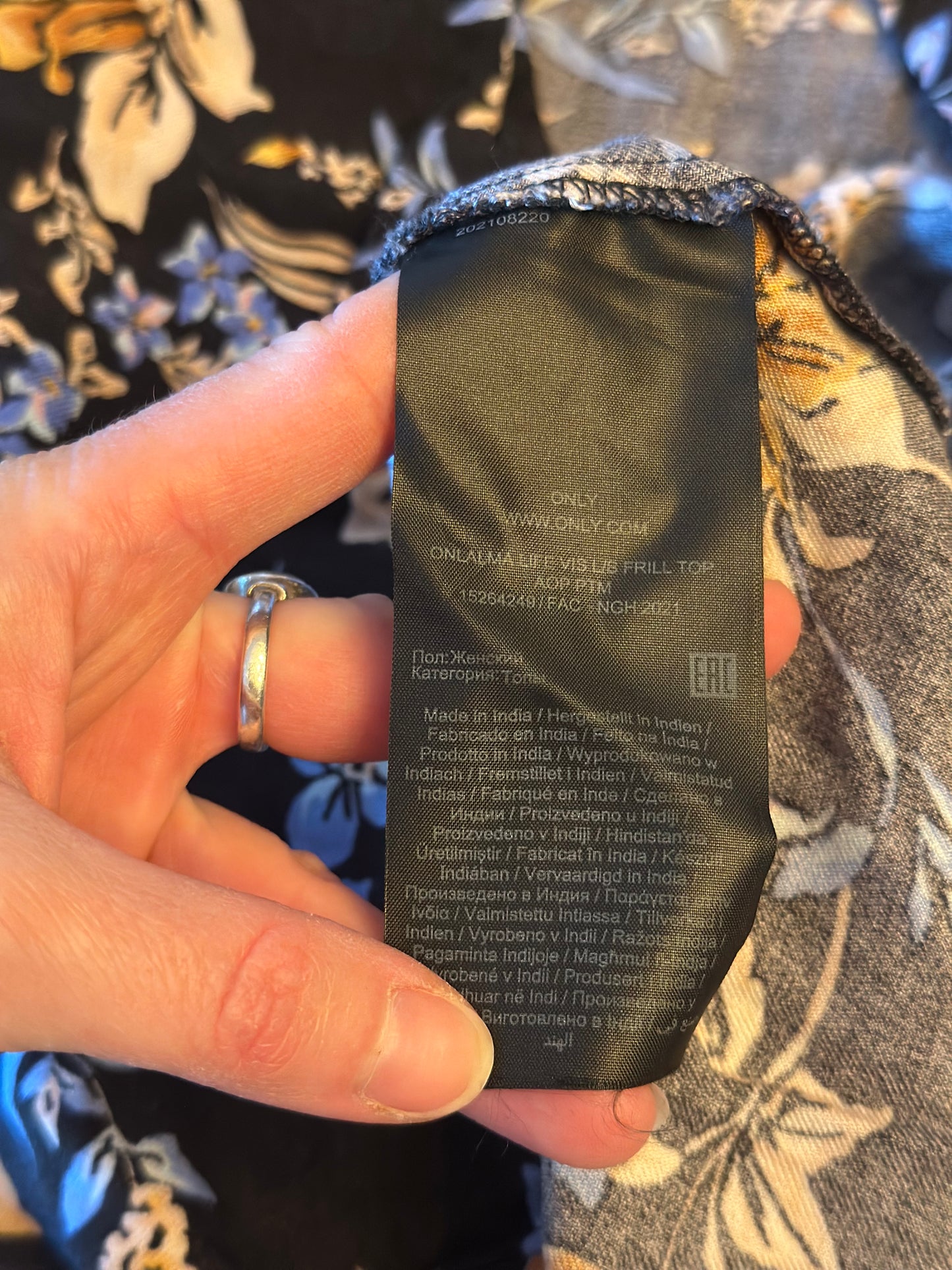 Blouse imprimé fleuri T.40