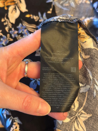 Blouse imprimé fleuri T.40
