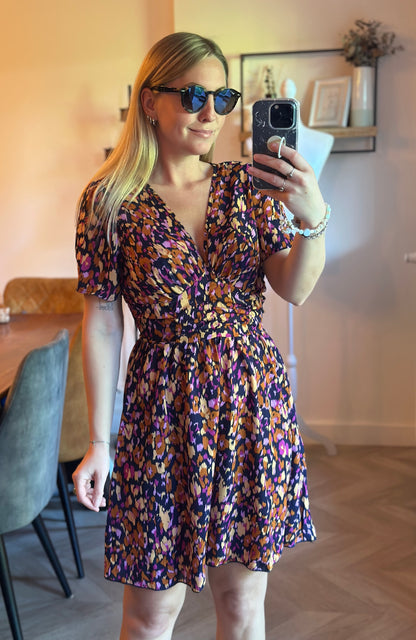 Robe d’été  imprimé multicolore T.36