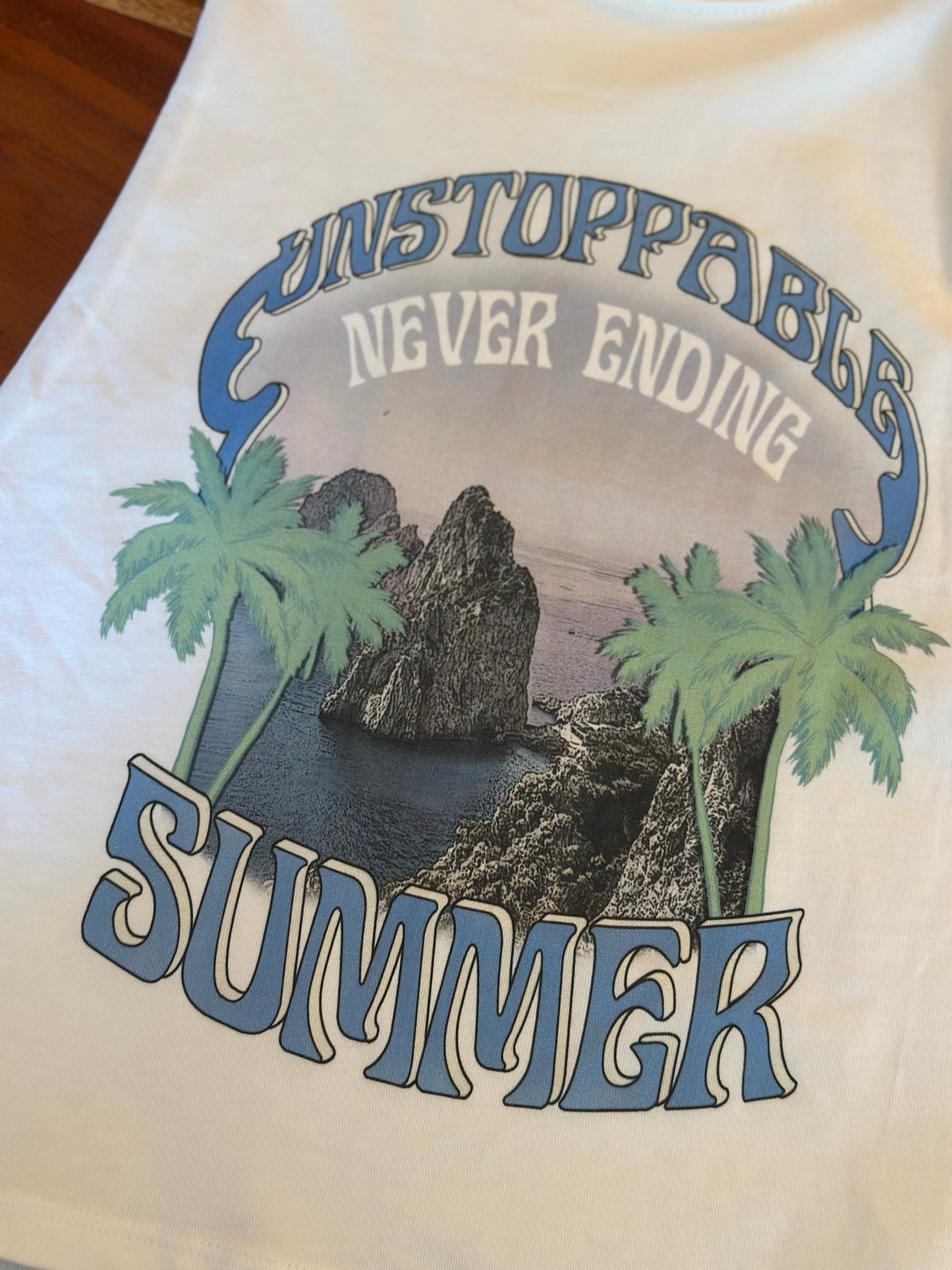 Débardeur neuf imprimé Summer T.38