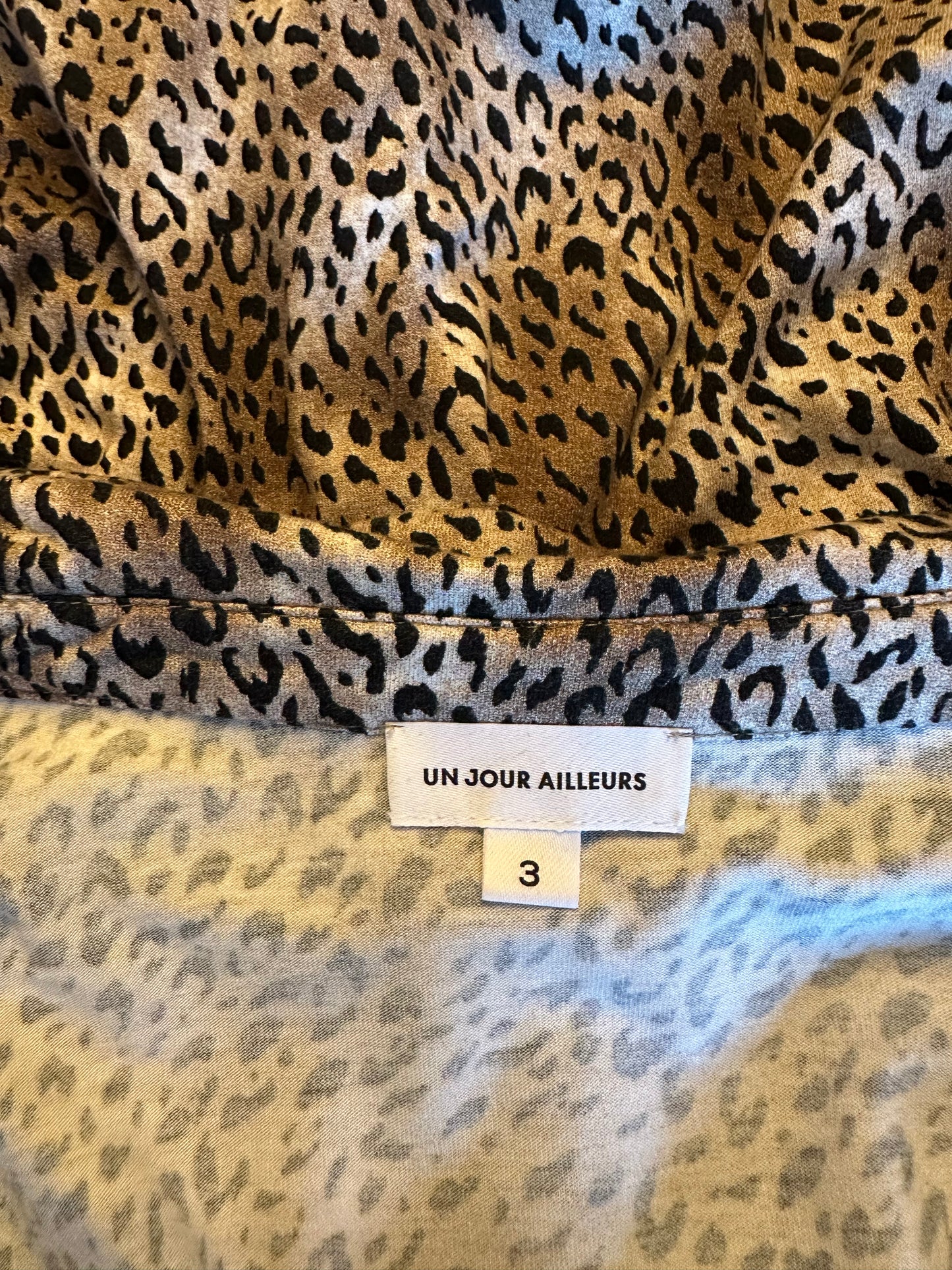 Chemise imprimé léopard modèle Armelle T.40/42