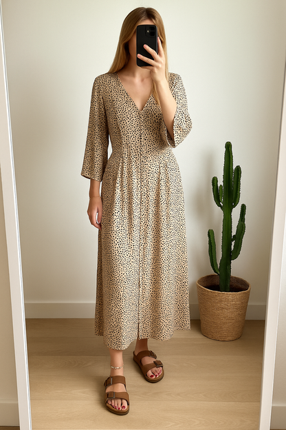Robe longue fluide T.42