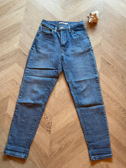 Jean mom denim bleu Levi’s high waisted T.34/36 W25