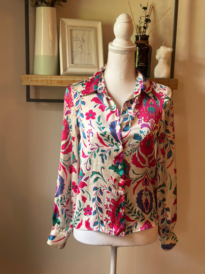 Chemise imprimé floral coloré T.36