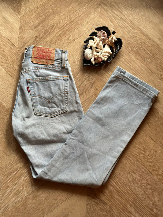 Jean Levi’s 505 coupe droite, bleu clair, petit T.34 W27 L32