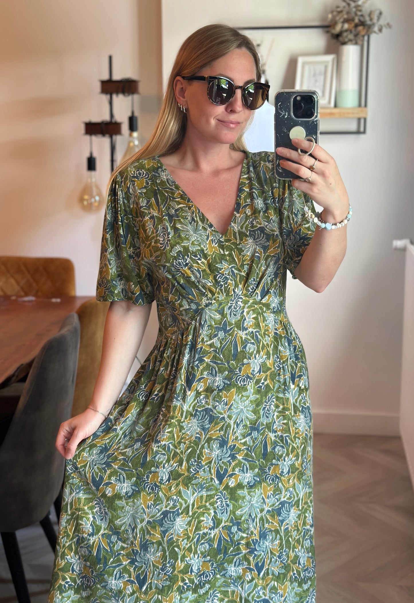 Robe longue Zamba imprimé floral T.40