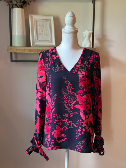 Blouse imprimé fleuri T.36
