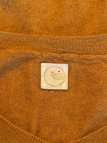 Pull col V laine alpaga mérinos T.36/38