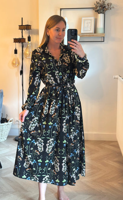 Robe longue fleurie T.38