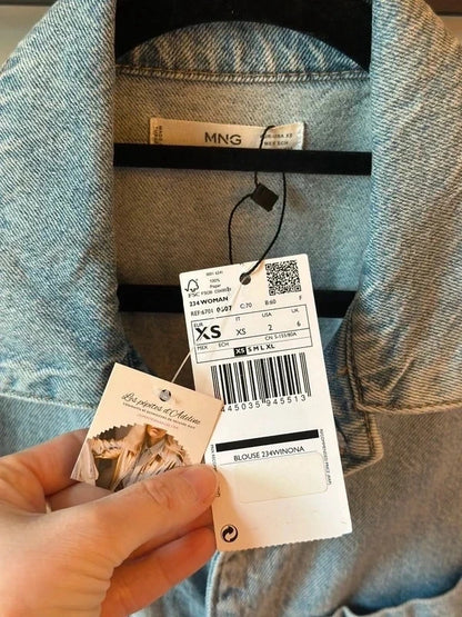 Combinaison jean bleu clair neuf T.34