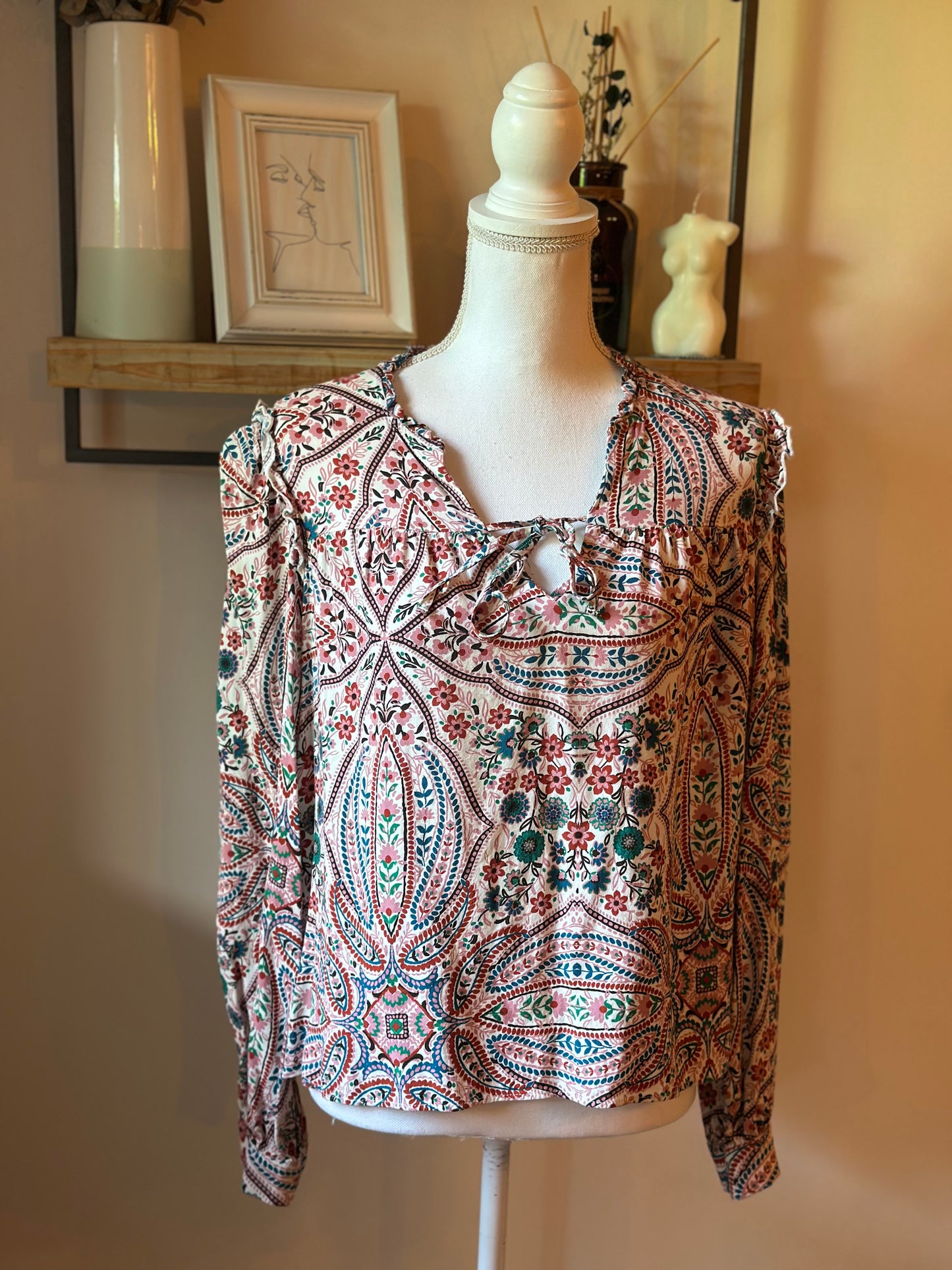 Blouse imprimé bohème T.42