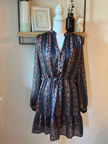 Robe imprimé fleuri noir Promod - taille 38/40