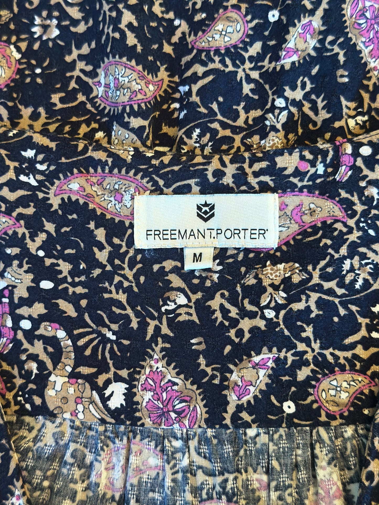 Blouse imprimé cachemire T.38