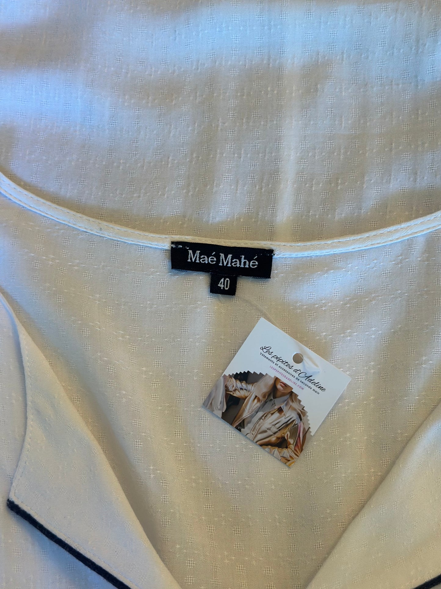 Blouse fluide écrue T.40