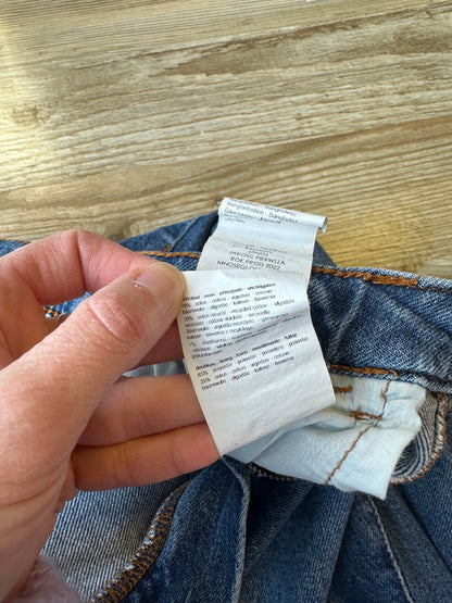 Jean skinny, bleu, taille haute modèle Émilie T.36