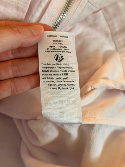 Veste saharienne en jean rose poudré IKKS T.36