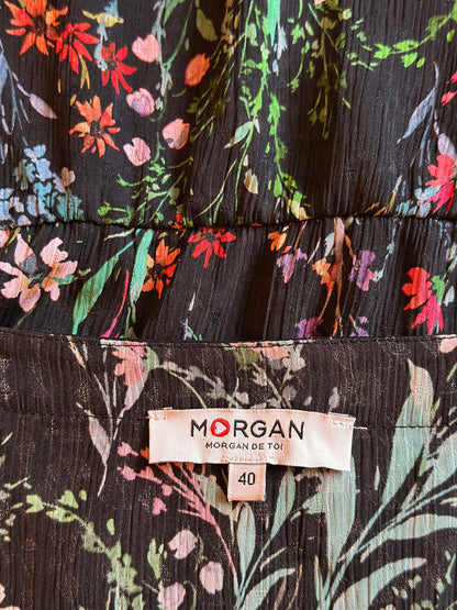Blouse fluide imprimé fleurs T.40