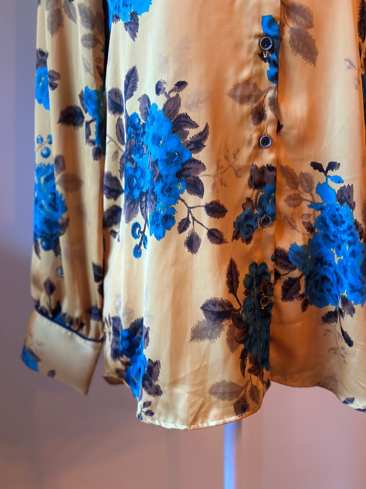 Chemise fluide imprimé floral neuf T.34