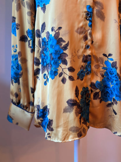 Chemise fluide imprimé floral neuf T.34