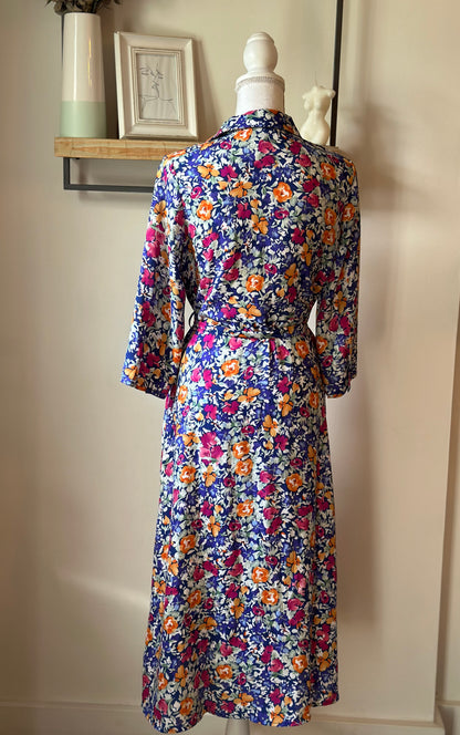 Robe longue fleurie colorée T.34