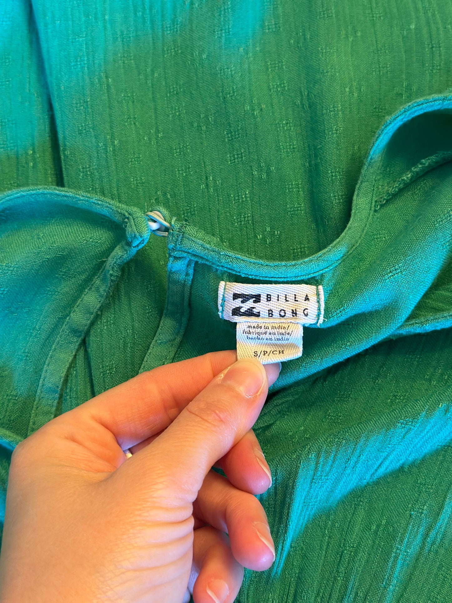 Robe midi Jet verte jacquard T.36