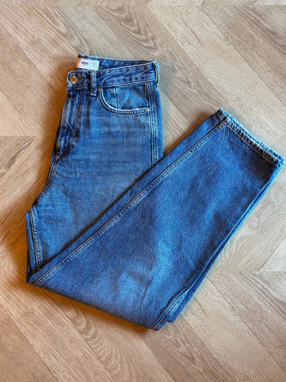 Jean droit uni Denim 100 % coton T.36