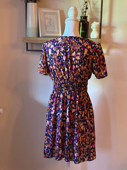 Robe d’été  imprimé multicolore T.36