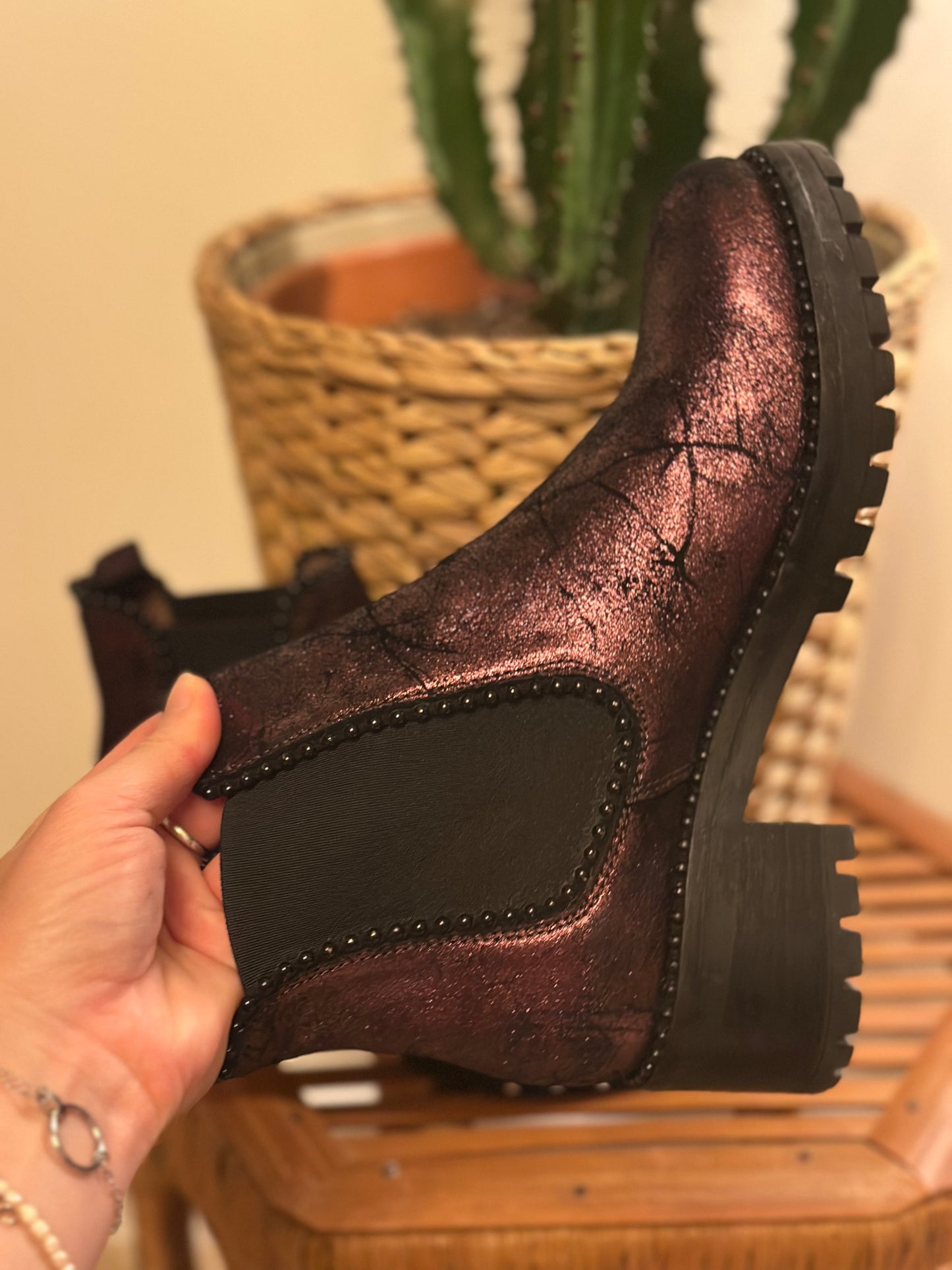 Bottines en cuir P.36