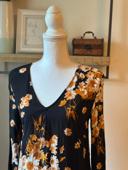 Blouse imprimé fleurs T.36