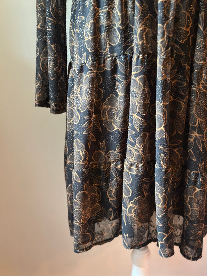 Robe fluide imprimé floral T.36/38