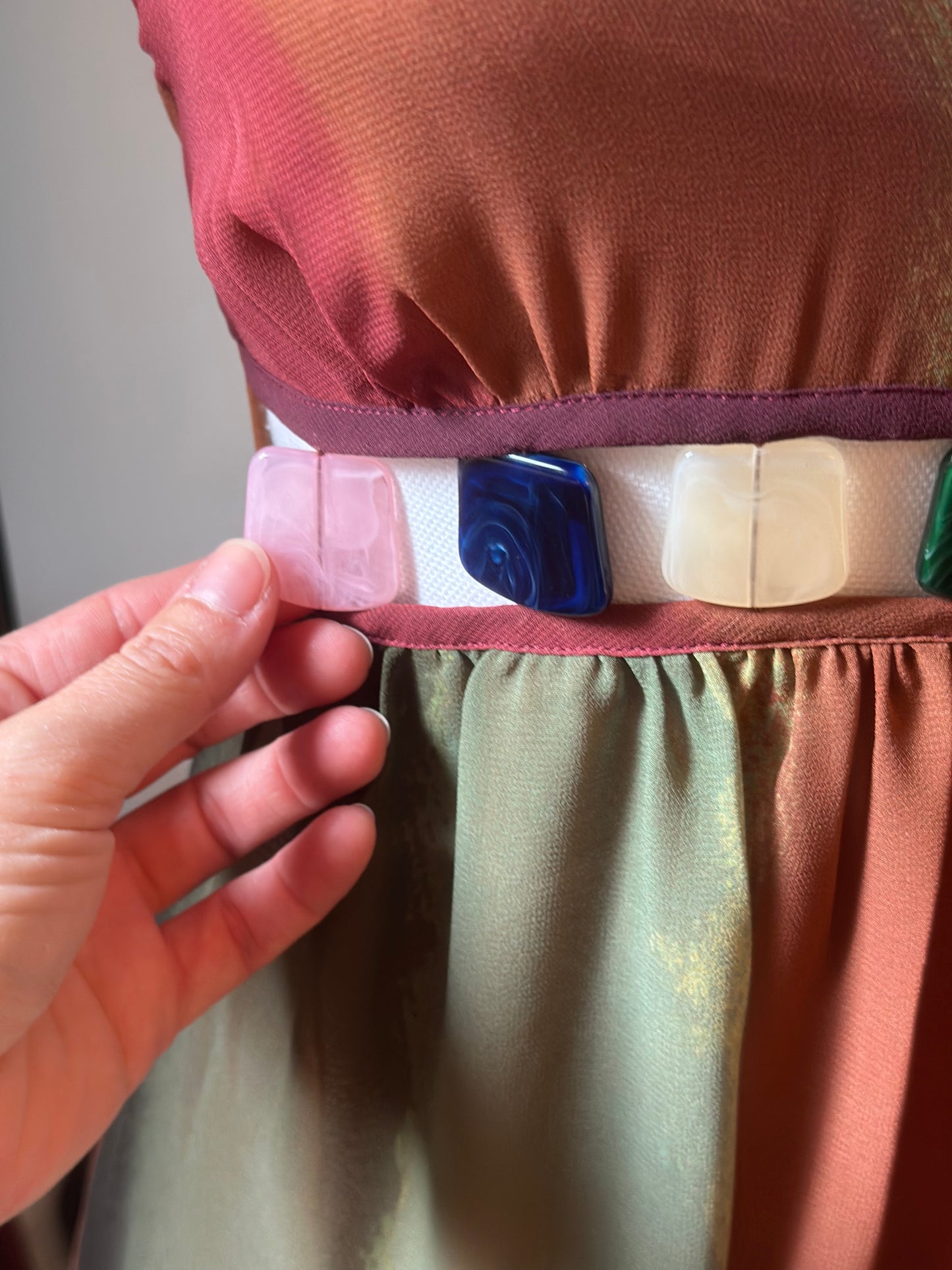 Robe longue dégradé multicolore - T.34 - Neuf