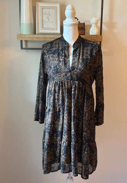 Robe fluide imprimé floral T.36/38