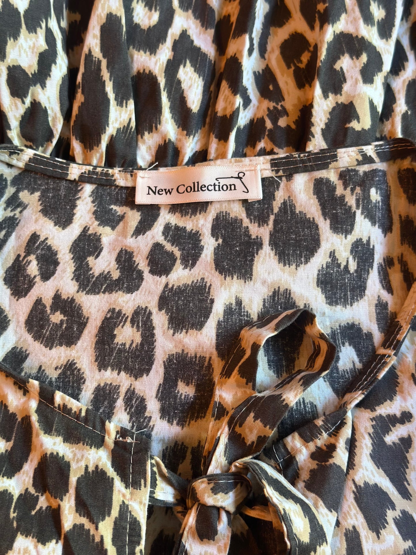 Blouse léopard en coton T.U