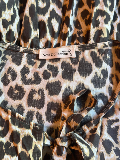 Blouse léopard en coton T.U