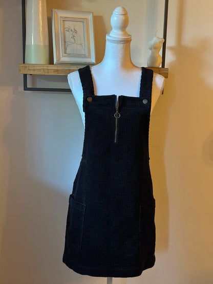 Robe salopette velours noir T.34