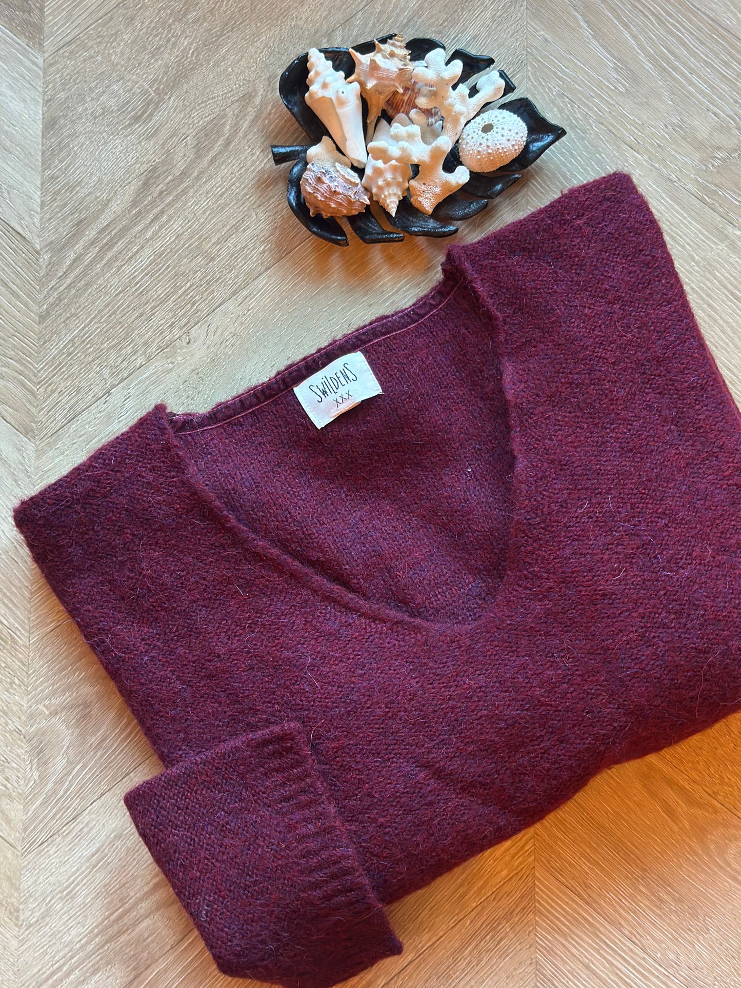 Pull doux en laine et alpaga T.38/40 Oversize