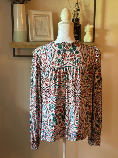 Blouse imprimé bohème T.42